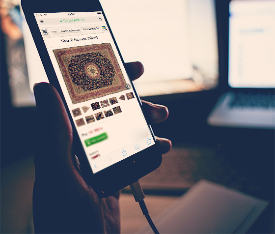 Screen carpetvista mobile